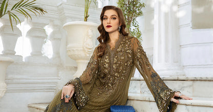 Unstitched Embroidered Chiffon Suit | MPC-24-108 | SLC
