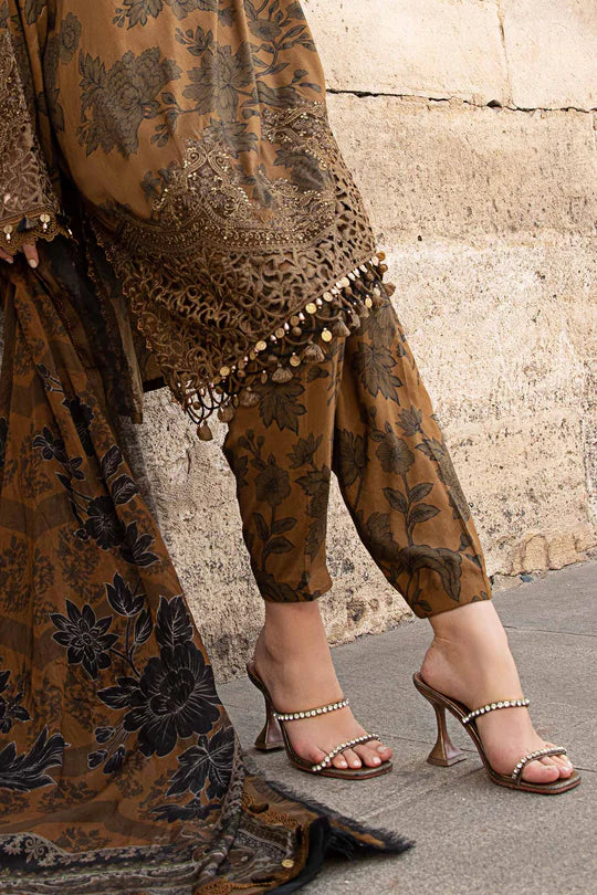 MARIA.B.  3 Piece Unstitched Lawn Suit | MPT-2309-A