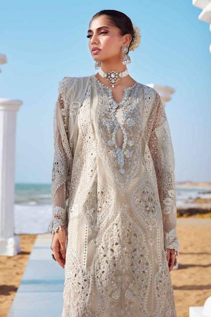 Maria.B 3 Piece Unstitched Embroidered Lawn Suit | EL-25-09