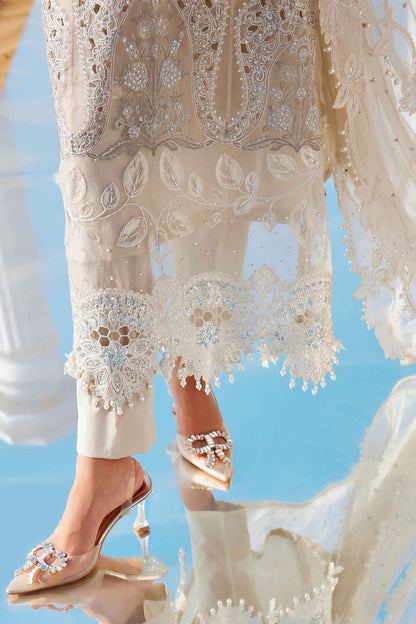 Maria.B 3 Piece Unstitched Embroidered Lawn Suit | EL-25-09