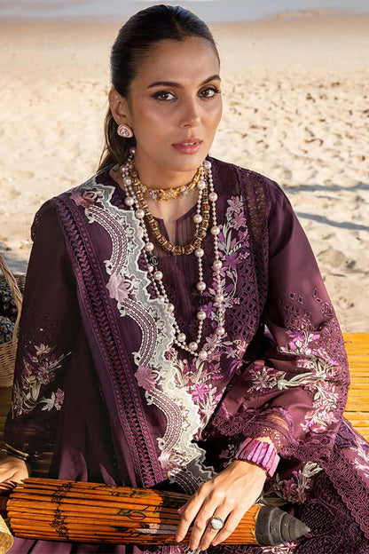 Saira Shakira 3 Piece Unstitched Luxury Lawn Suit - DAHLIA-B | SML