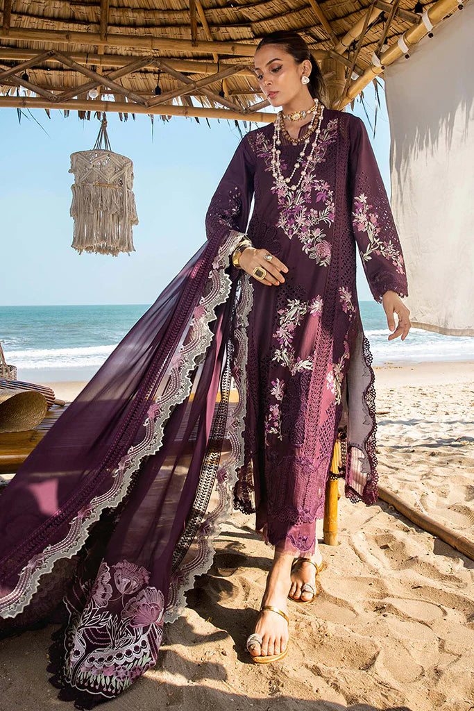 Saira Shakira 3 Piece Unstitched Luxury Lawn Suit - DAHLIA-B | SML