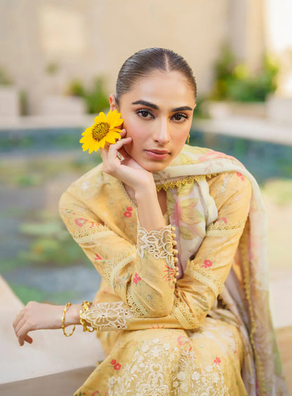 Iznik SFL-09 Luminary Lawn Unstitched Suit - SBC