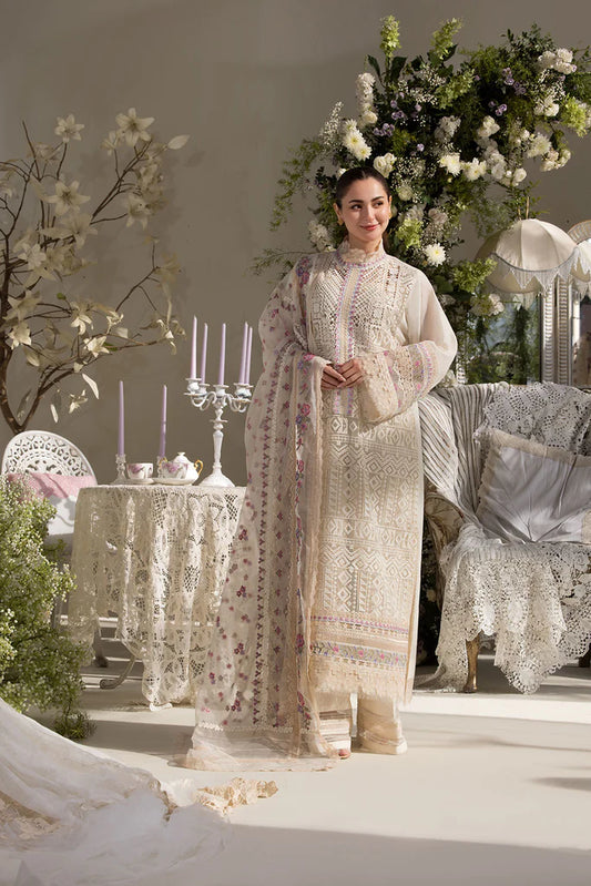 Sobia Nazir 3 Piece Unstitched Suit - Luxury Lawn 25 | L25-11B | SML