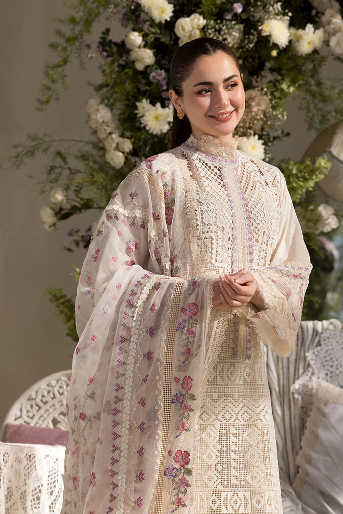 Sobia Nazir 3 Piece Unstitched Suit - Luxury Lawn 25 | L25-11B | SML