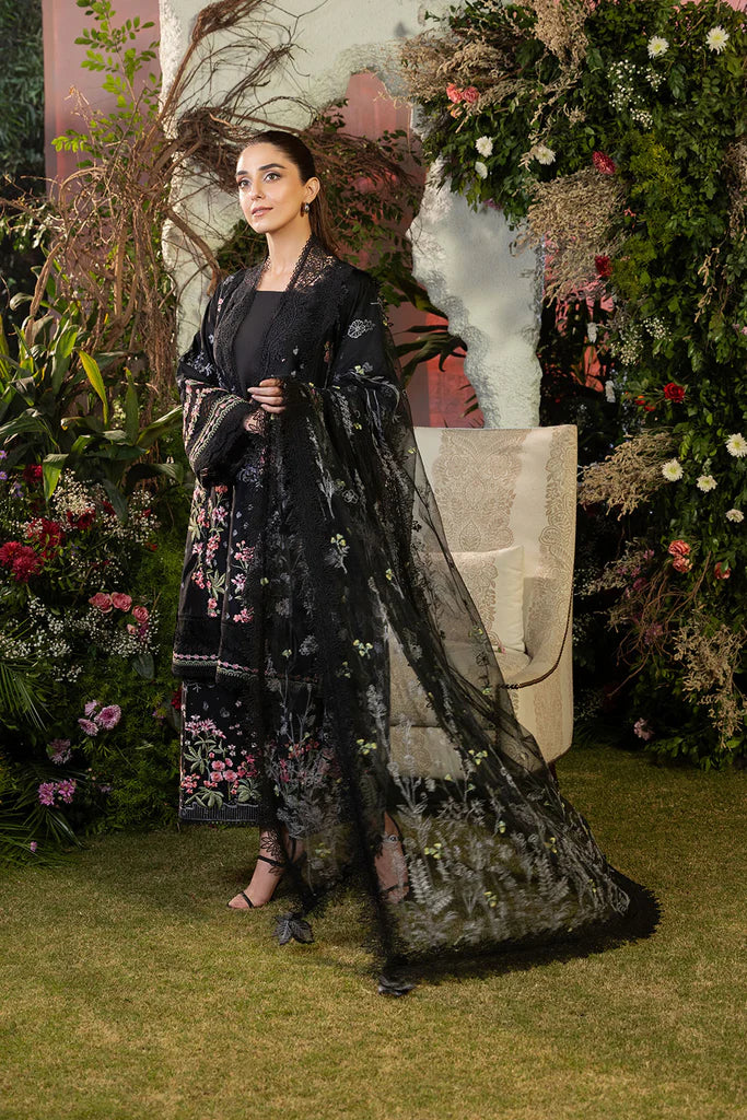 Sobia Nazir 3 Piece Unstitched Suit - Luxury Lawn 25 | L25-14B | SML