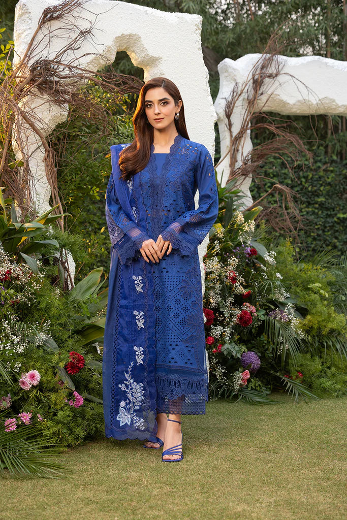 Sobia Nazir 3 Piece Unstitched Suit - Luxury Lawn 25 | L25-1B | SML