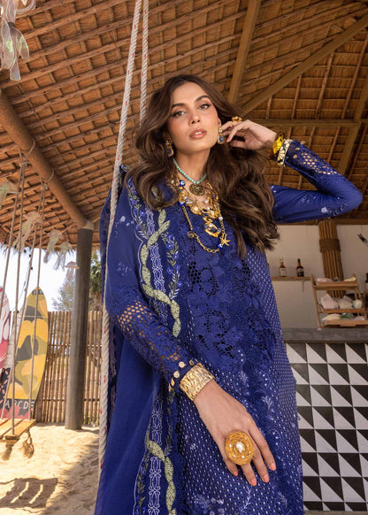 Saira Shakira 3 Piece Unstitched Luxury Lawn Suit - LEYLA-B | SML