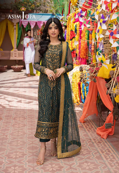 ASIM JOFA CHIFFON COLLECTION 2024 AJEMC-D16-24 - SFC