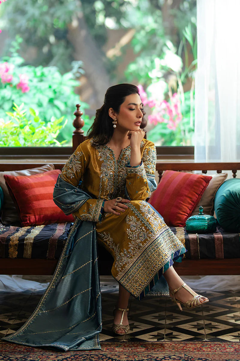 Mushq Unstitched Embellished Suit | Zoya | SLC