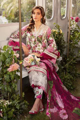3 Piece Unstitched suit| MPT-2102-A