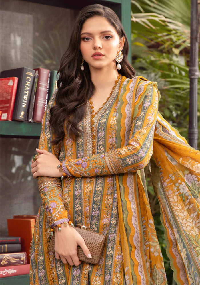 3 Piece Unstitched suit | MPT-2107-A