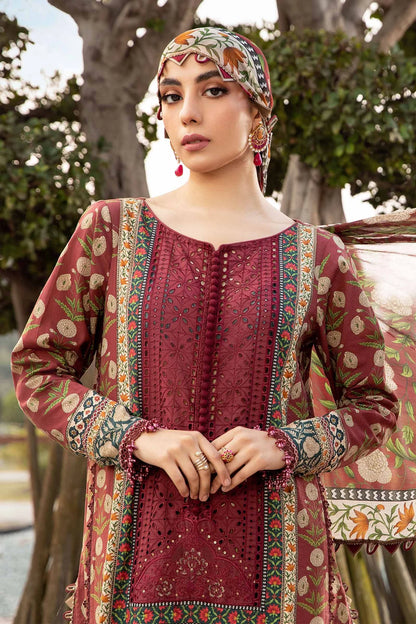 3 Piece Unstitched Lawn Suit | MPT-2114-B