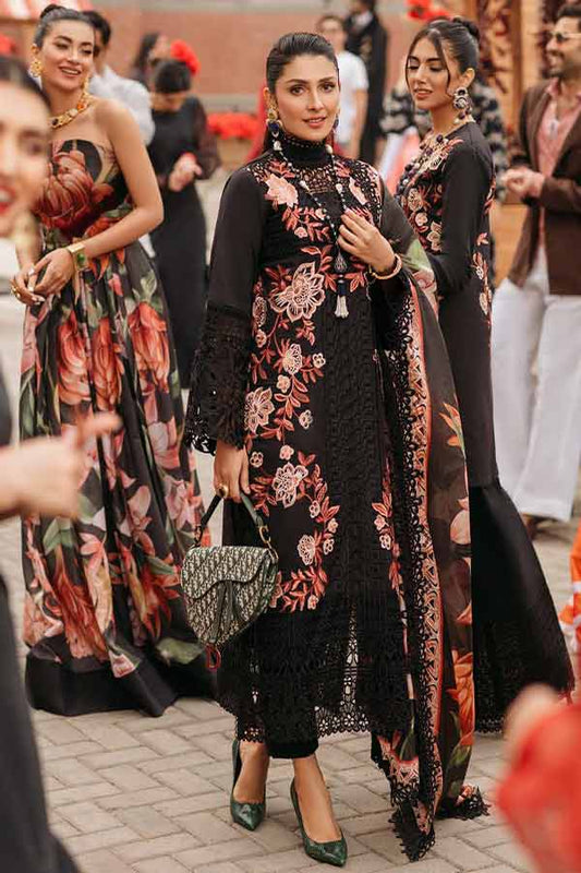 Mushq 3 Piece Unstitched | ROSA MSL13-22 - SBC