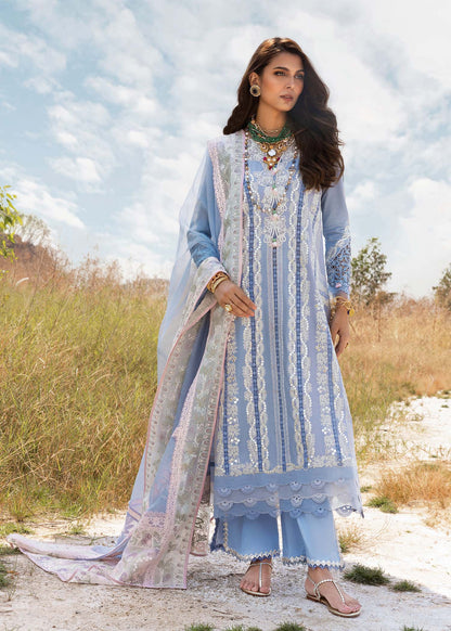 Saira Shakira 3 Piece Unstitched Luxury Lawn Suit - NADINE-A | SML