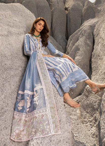 Saira Shakira 3 Piece Unstitched Luxury Lawn Suit - NADINE-A | SML