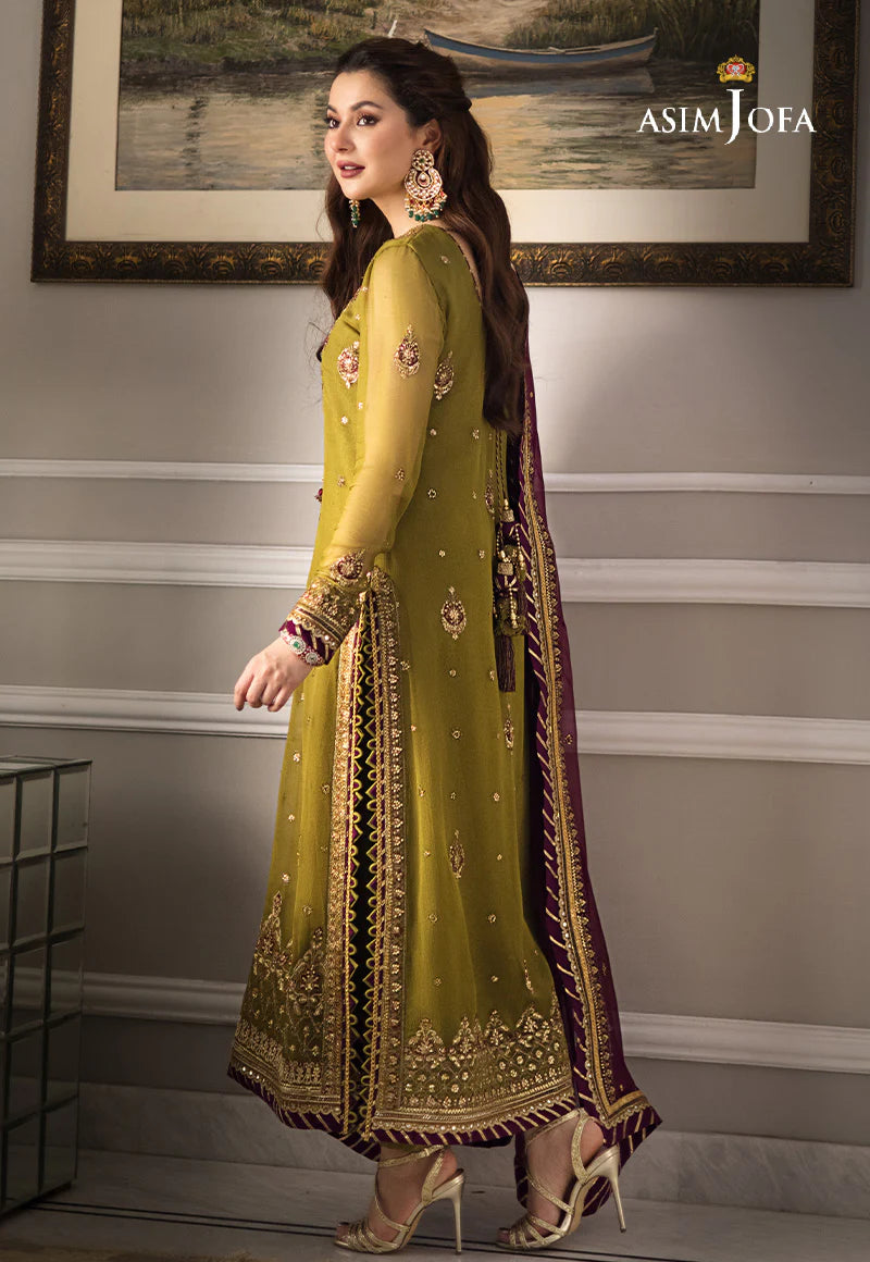 ASIM JOFA-23 EMBROIDERED CHIFFON 3 PC - SFC