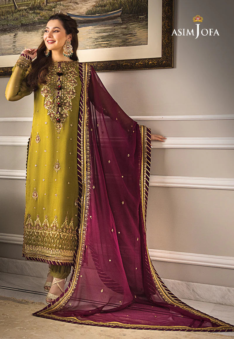 ASIM JOFA-23 EMBROIDERED CHIFFON 3 PC - SFC