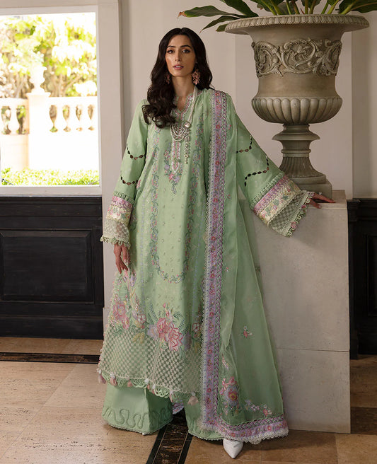 Republic 3 Piece Embroidered Unstitched Suit - Aurélie (D7-A) | SML