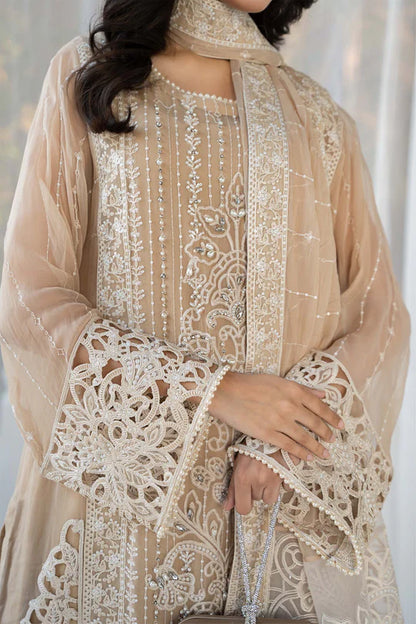 Maria.B. 3 Piece Embroidered Chiffon Suit | SF-EF24-67 - SFC