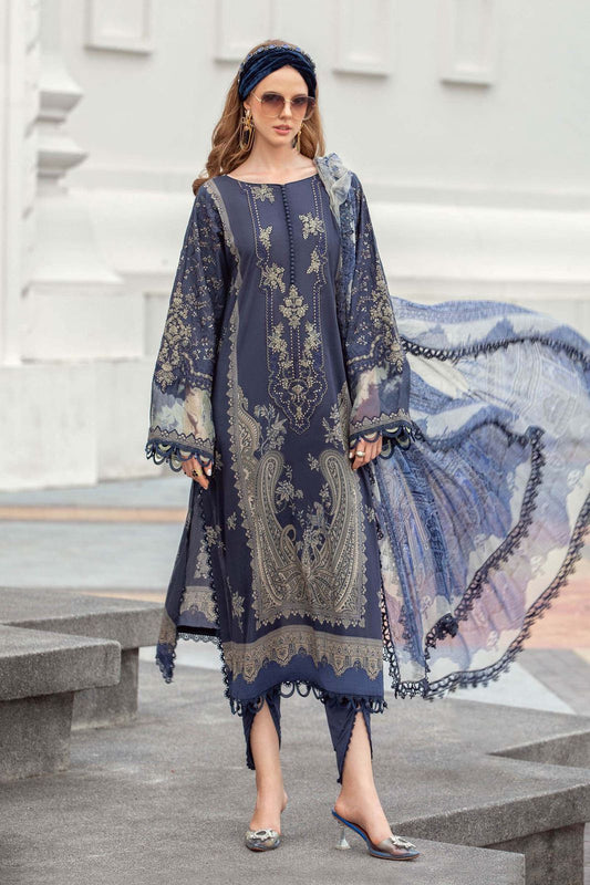 3 Piece Unstitched | MPT-1805-B