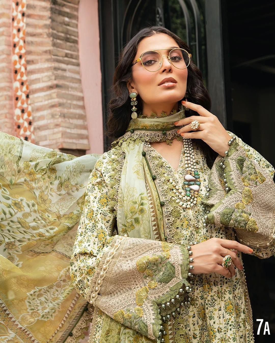 3 Piece Unstitched suit| MPT-2207-A