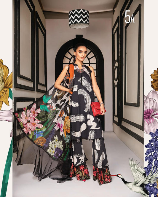 3 Piece Unstitched Suit | MPT-2205-A