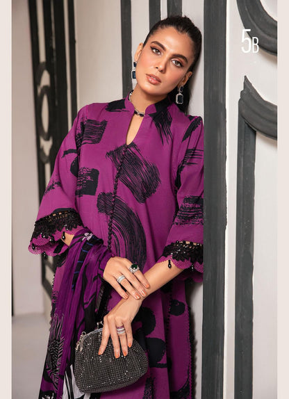 3 Piece Unstitched Suit | MPT-2205-B