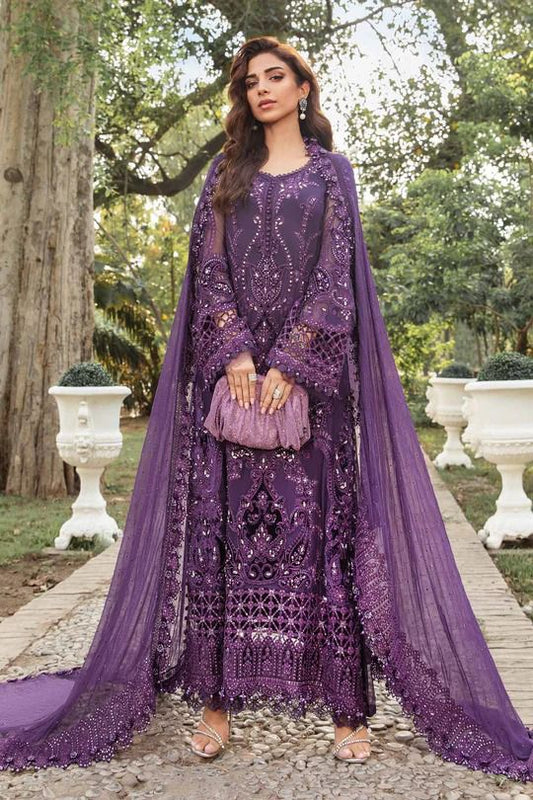 Unstitched Embroidered Chiffon Suit | MPC-24-102 | SLC