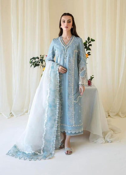 Qalamkar Unstitched Lawn Suit - SBC
