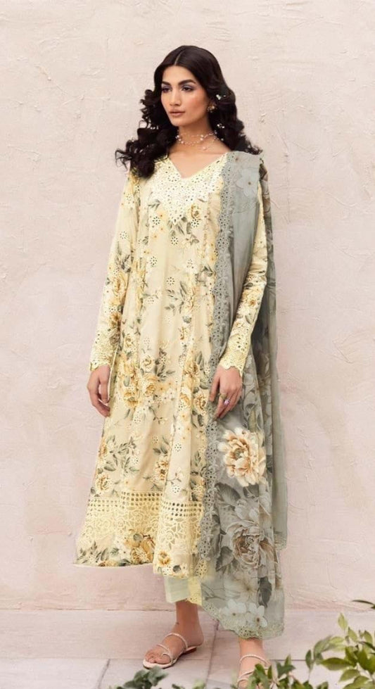 Iznik Dalfah 09 Whisper Unstitched Suit - SBC
