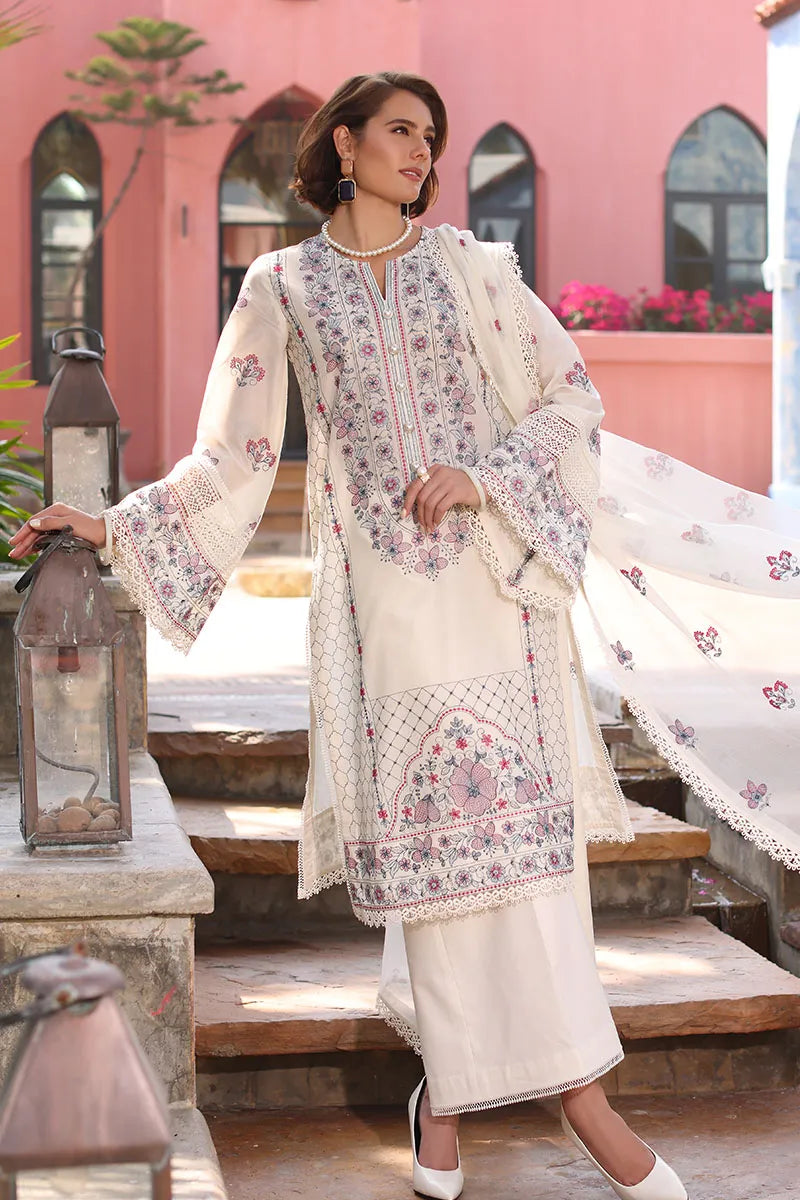 Bareeze 3 Piece Unstitched Embroidered Lawn Suit - Bliss Range | SML