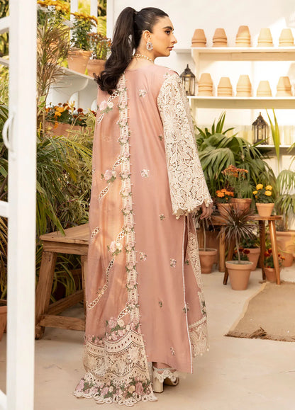 Elaf 3 Piece Unstitched Luxury Lawn Suit - ELM-12 SHAHANA | SML
