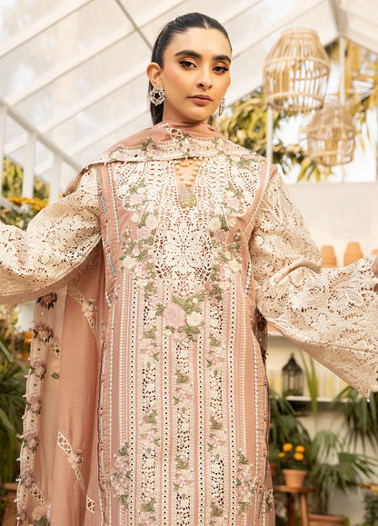 Elaf 3 Piece Unstitched Luxury Lawn Suit - ELM-12 SHAHANA | SML