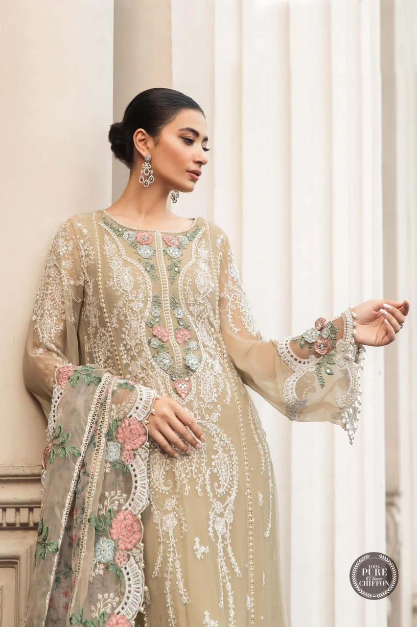MARIA.B SKIN 3 Piece Suit - SFC