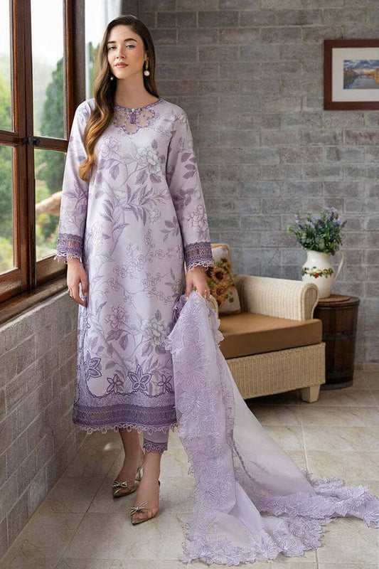 Elaf Luxury Lawn Unstitched Suit - SBC
