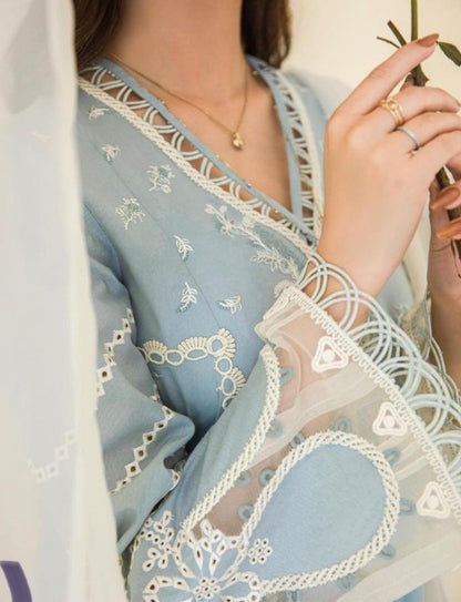 Qalamkar Unstitched Lawn Suit - SBC