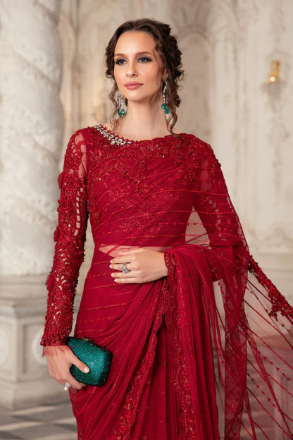 Maria.B.SAREE Couture Red MC-051 - SFC