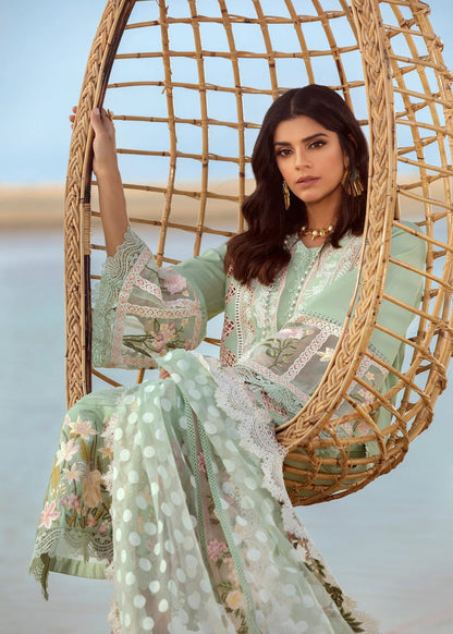 Crimson Luxury Lawn Unstitched Suit - SBC