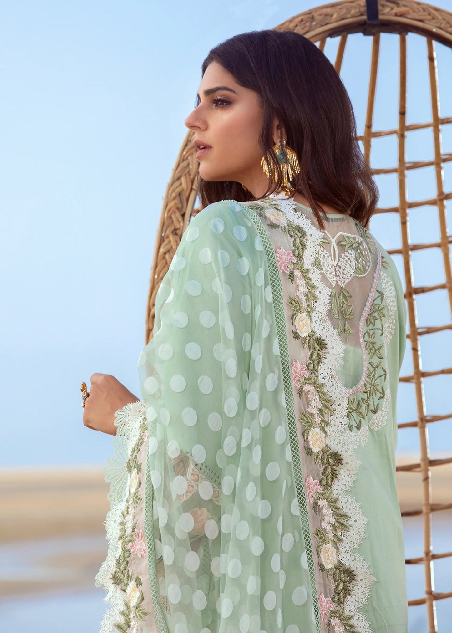 Crimson Luxury Lawn Unstitched Suit - SBC