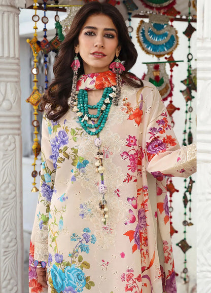 Zaha 3 Piece Unstitched Suit ALYA (ZL25-07 B) | SML