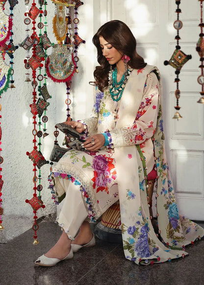 Zaha 3 Piece Unstitched Suit ALYA (ZL25-07 B) | SML