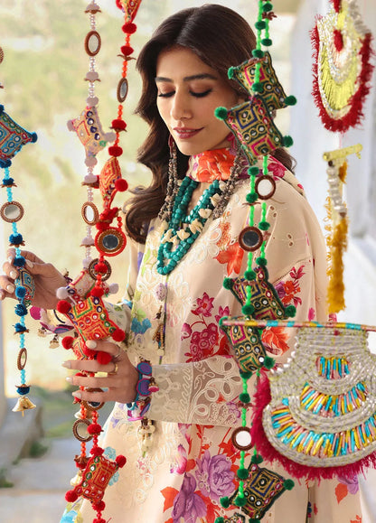Zaha 3 Piece Unstitched Suit ALYA (ZL25-07 B) | SML